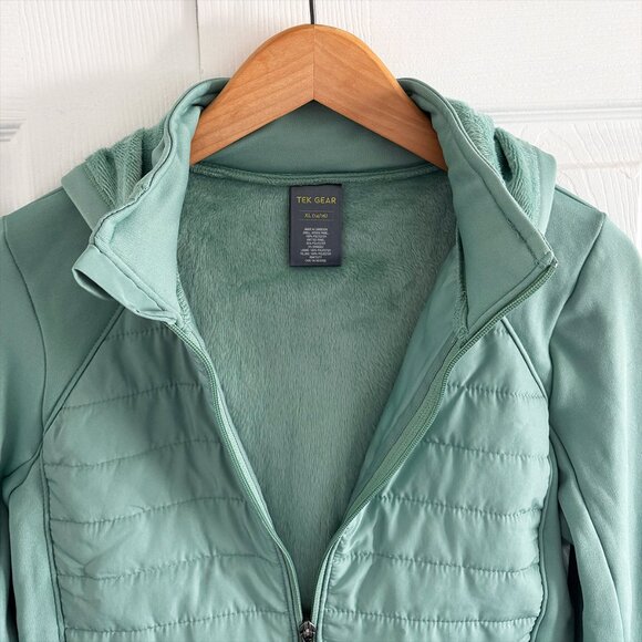 Tek Gear Women's River Moss Mixed Media Lightweight Jacket - Picture 3 of 9